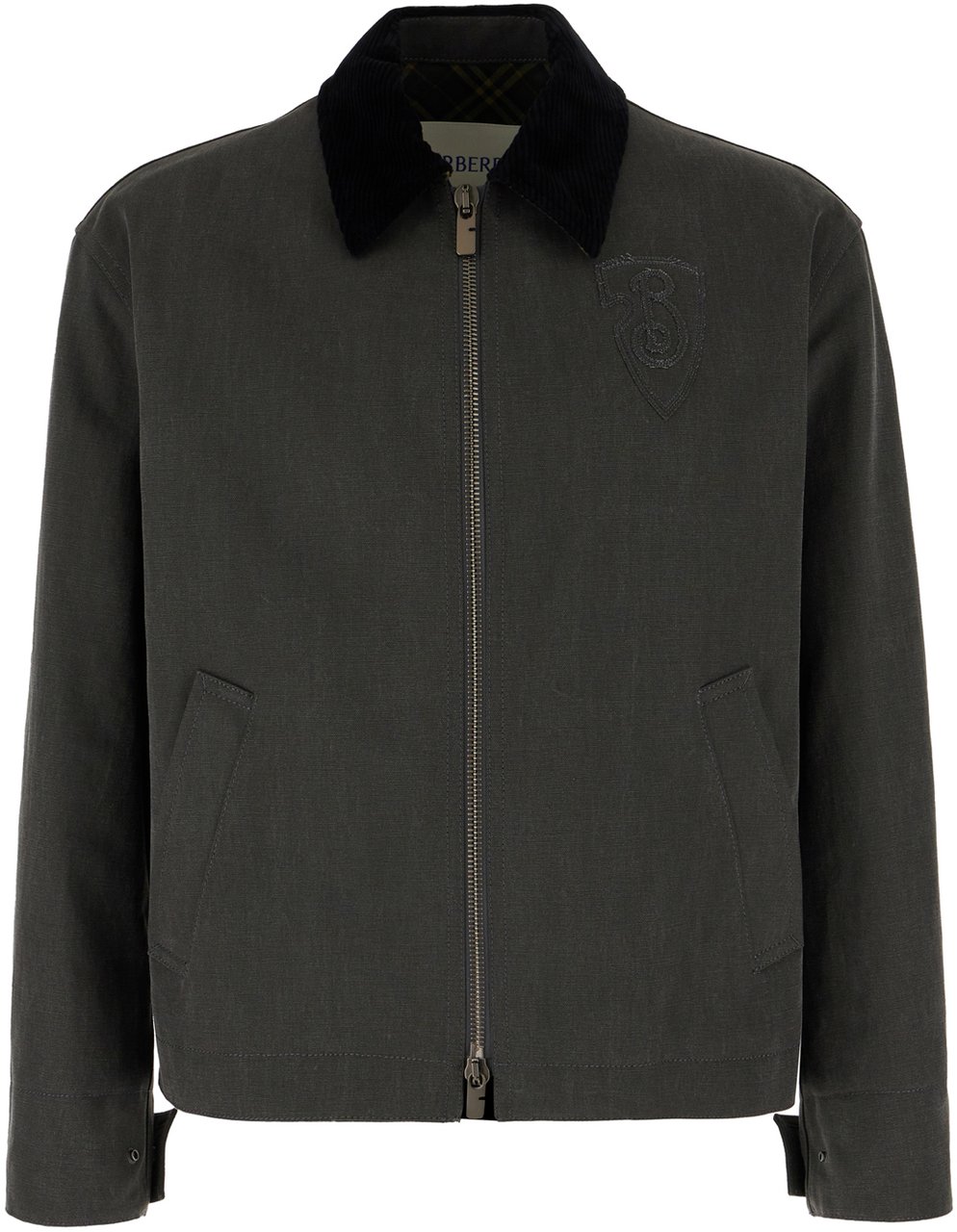 Burberry Burberry Grey cotton jacket Grijs