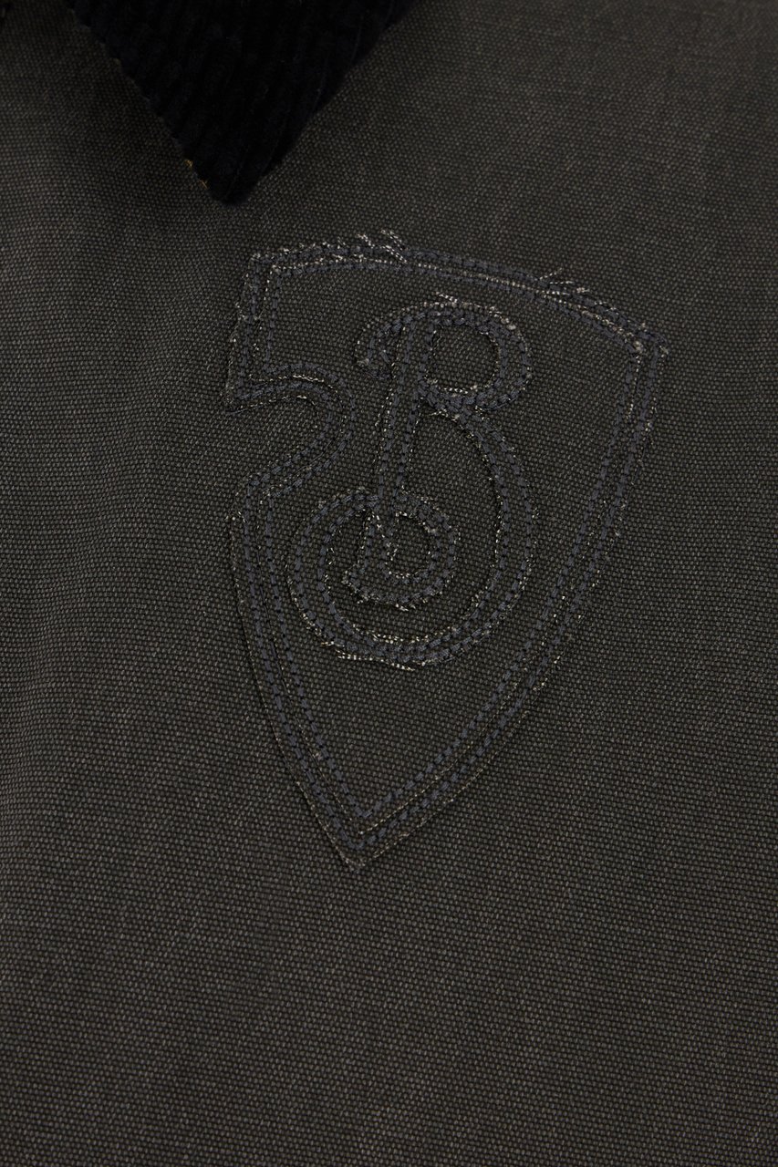 Burberry Burberry Grey cotton jacket Grijs