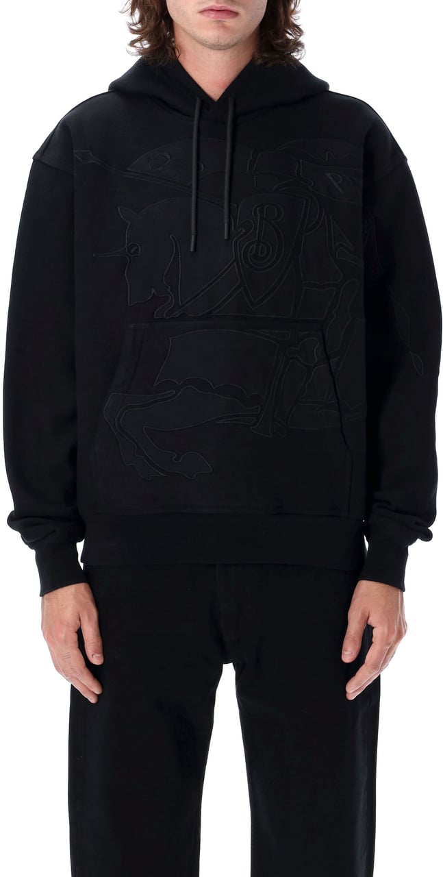 Burberry EKD hoodie Zwart