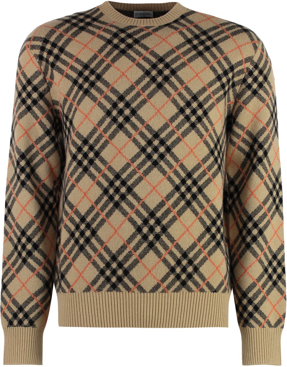 Burberry Crew-neck cashmere sweater Beige