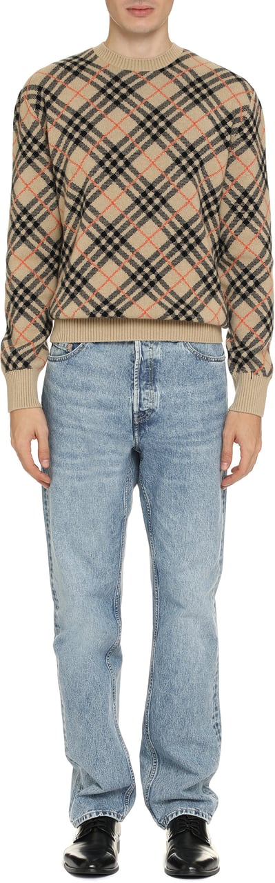 Burberry Crew-neck cashmere sweater Beige