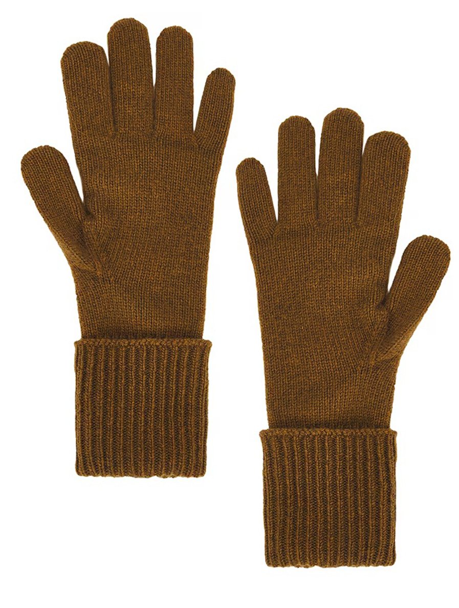 Burberry Classic Check Pattern Cashmere Gloves Bruin