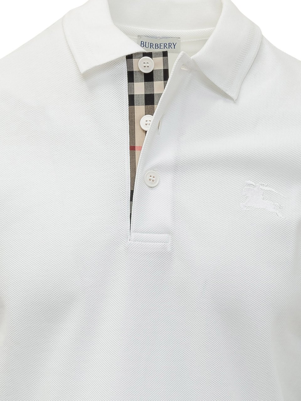 Burberry Polo Shirty Ice in Maglia Wit