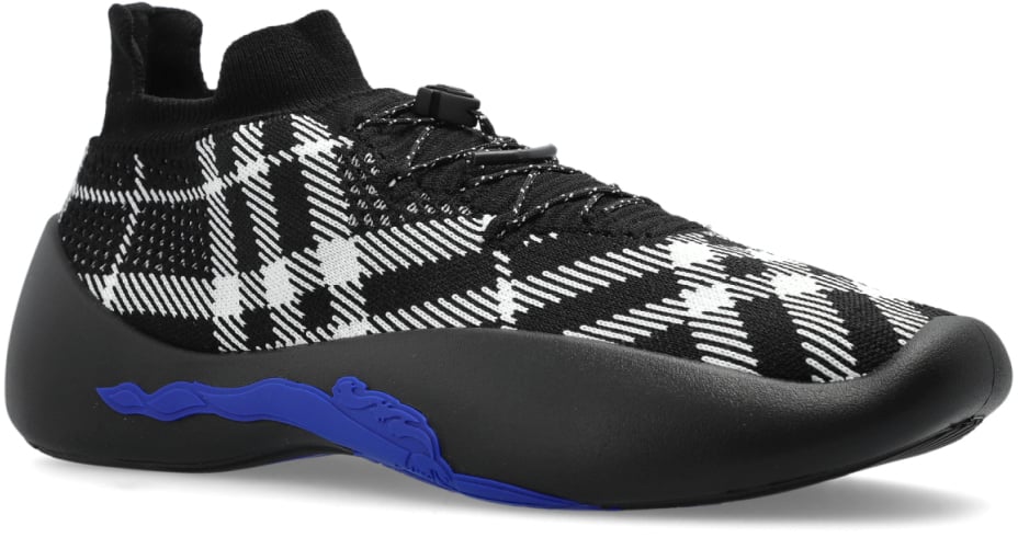 Burberry Neptune Check Logo Sneakers Divers
