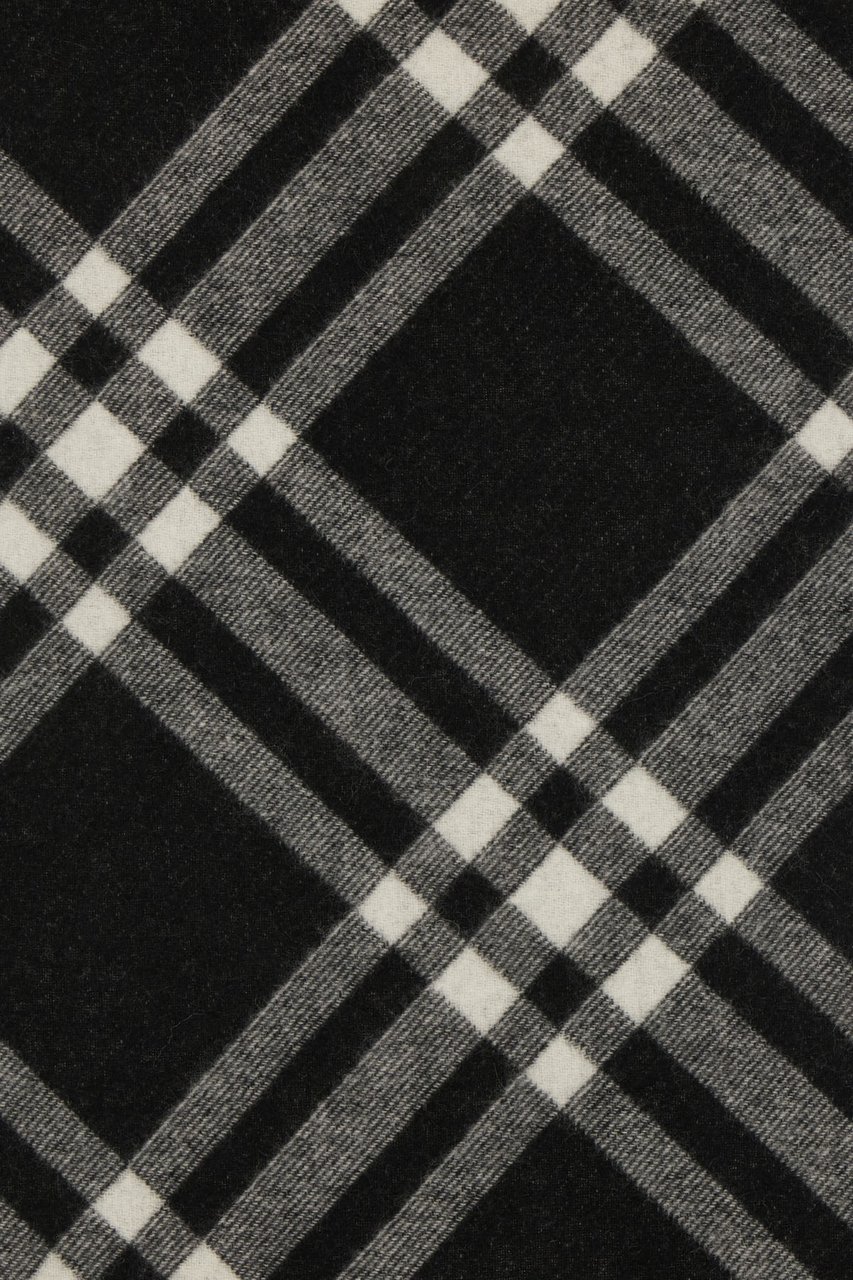 Burberry Burberry Embroidered cashmere scarf Divers