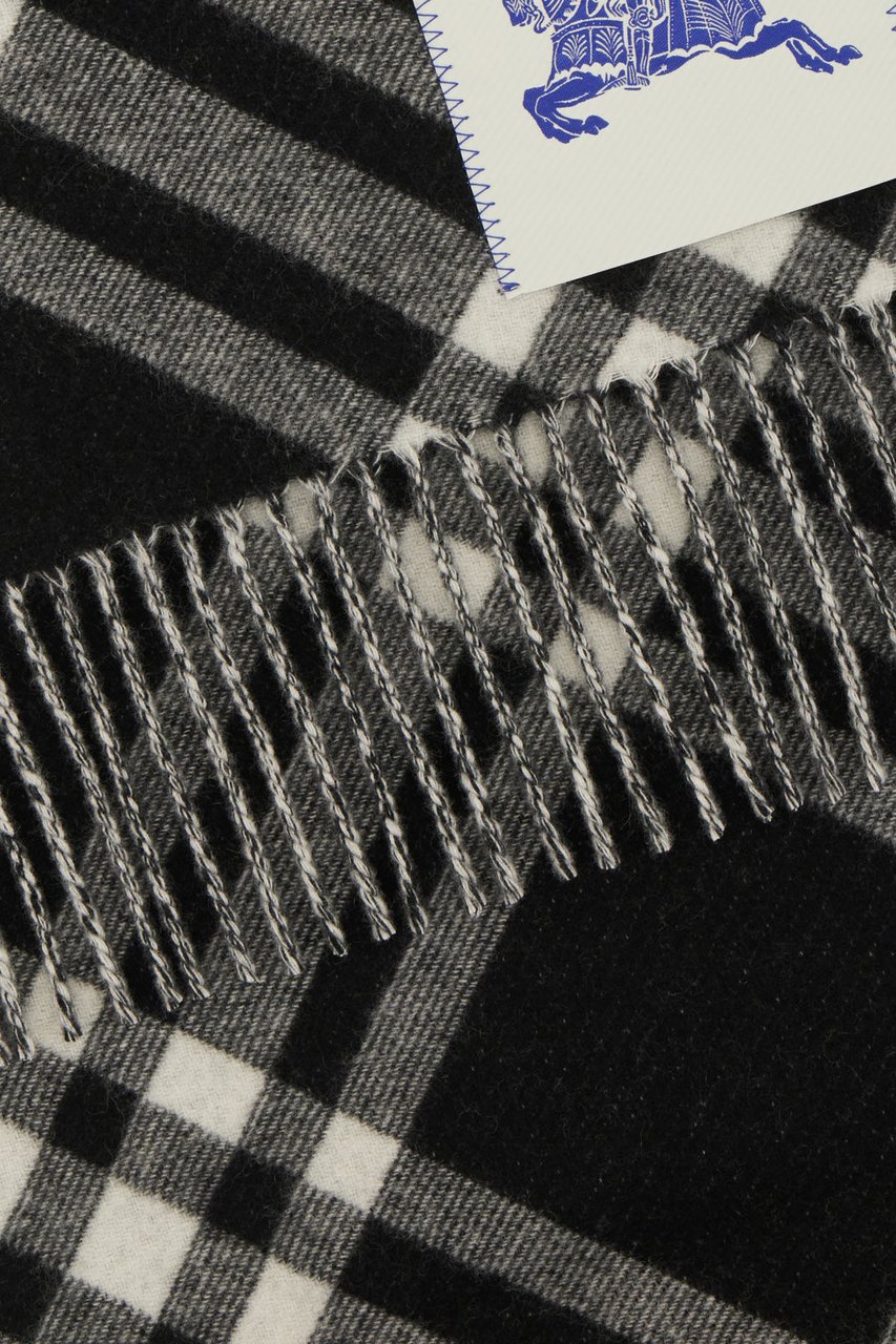 Burberry Burberry Embroidered cashmere scarf Divers