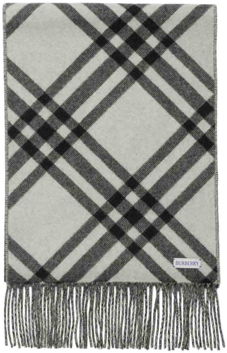 Burberry Scarfs Black Zwart
