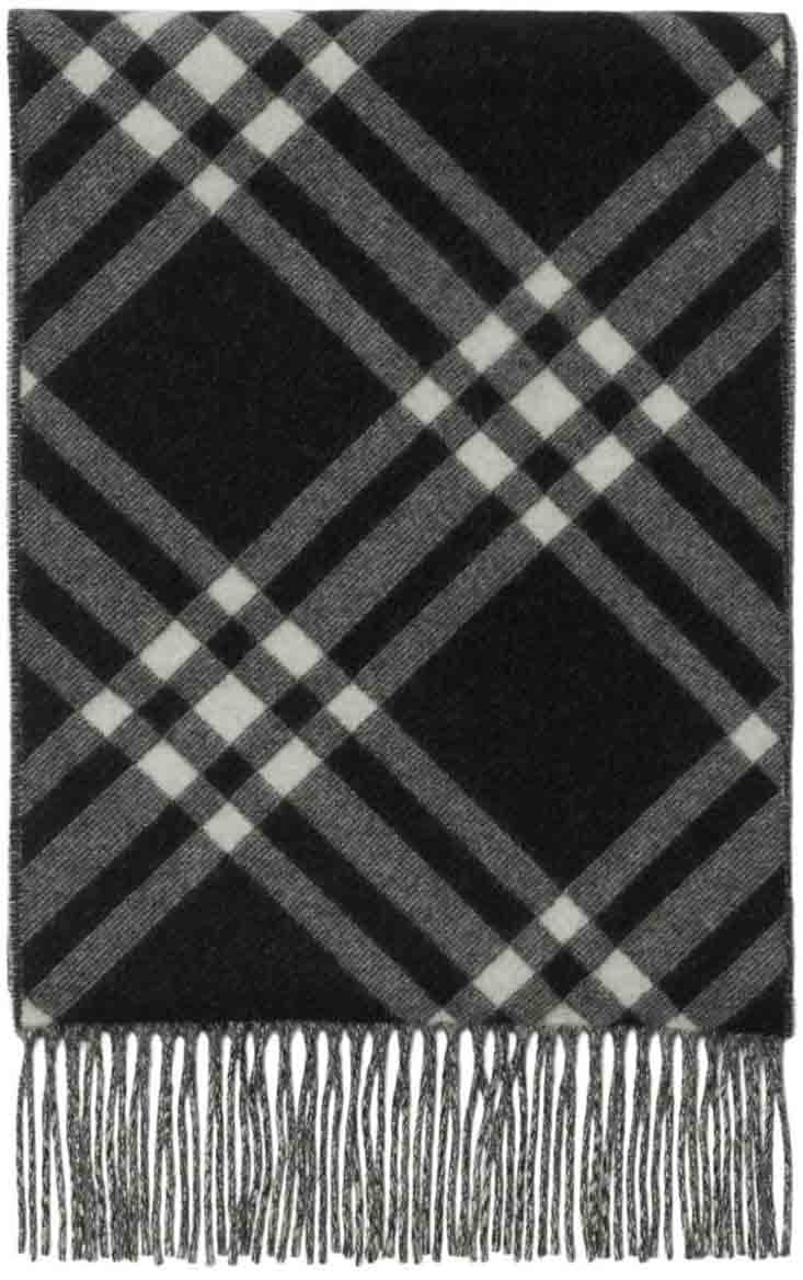 Burberry Scarfs Black Zwart