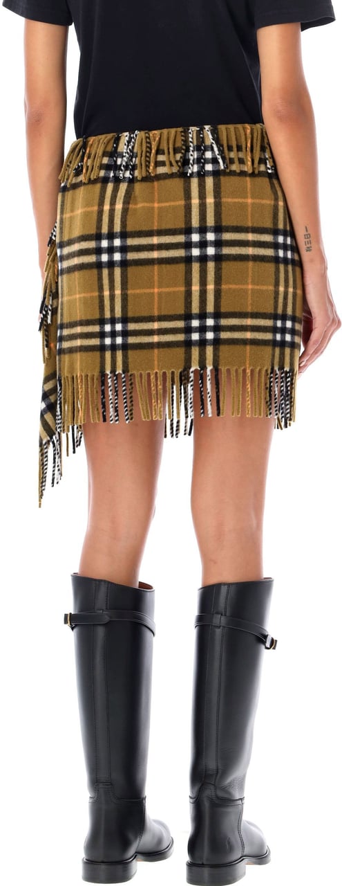 Burberry Scarf Mini Skirt Oxide Divers