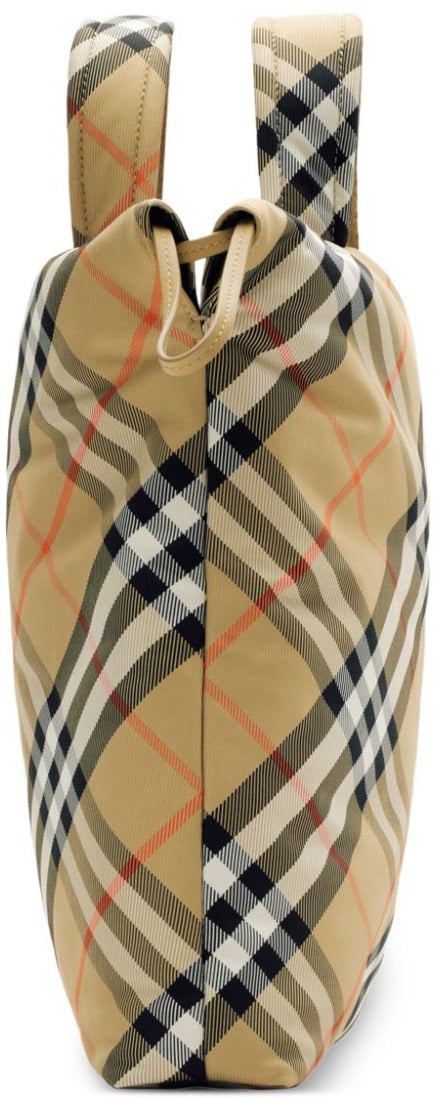 Burberry sm drwstrng chk tote divers Divers