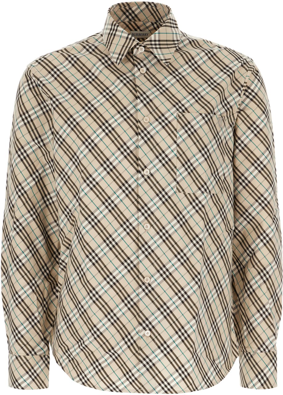 Burberry Burberry Printed poplin shirt Divers