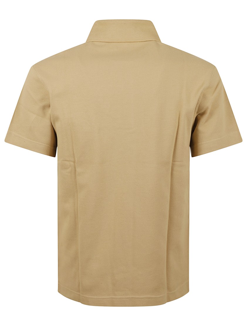 Burberry Classic Polo Shirt With Structured Collar Neutraal