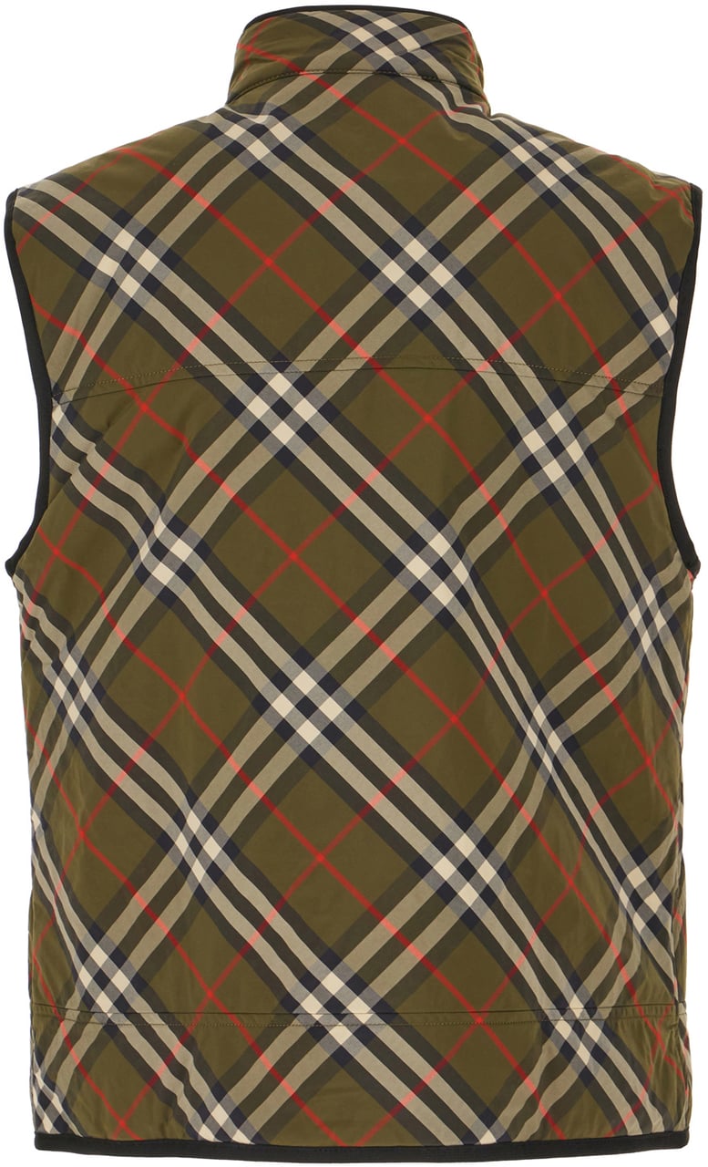 Burberry Burberry Printed nylon sleeveless padded jacket Divers