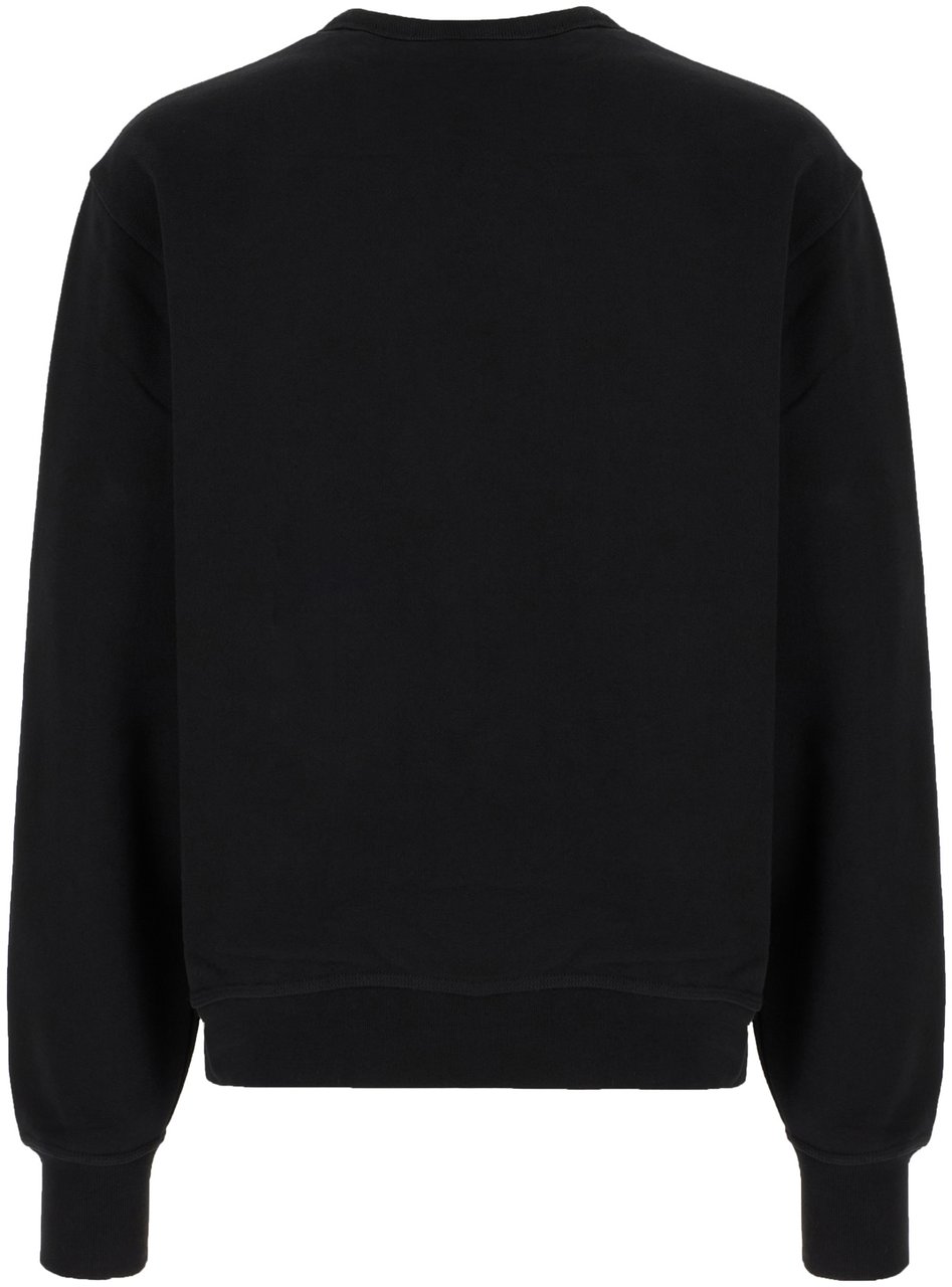 Burberry Black cotton sweatshirt Zwart