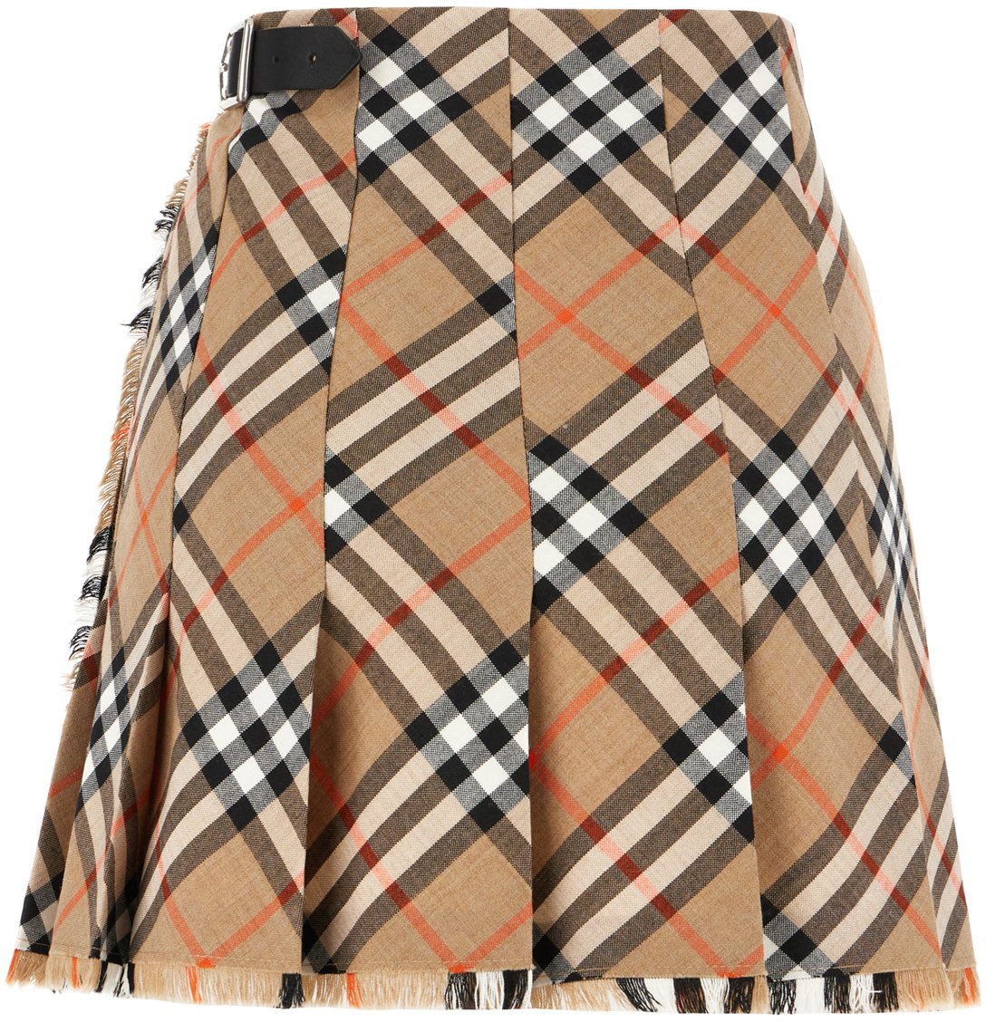 Burberry Burberry Embroidered polyester blend skirt Divers