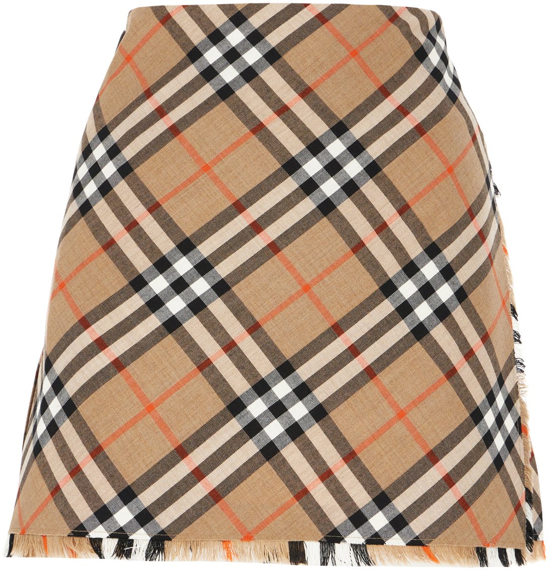 Burberry Burberry Embroidered polyester blend skirt Divers