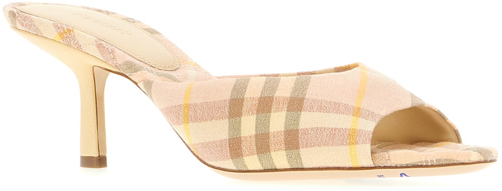 Burberry Burberry Embroidered fabric mules Divers
