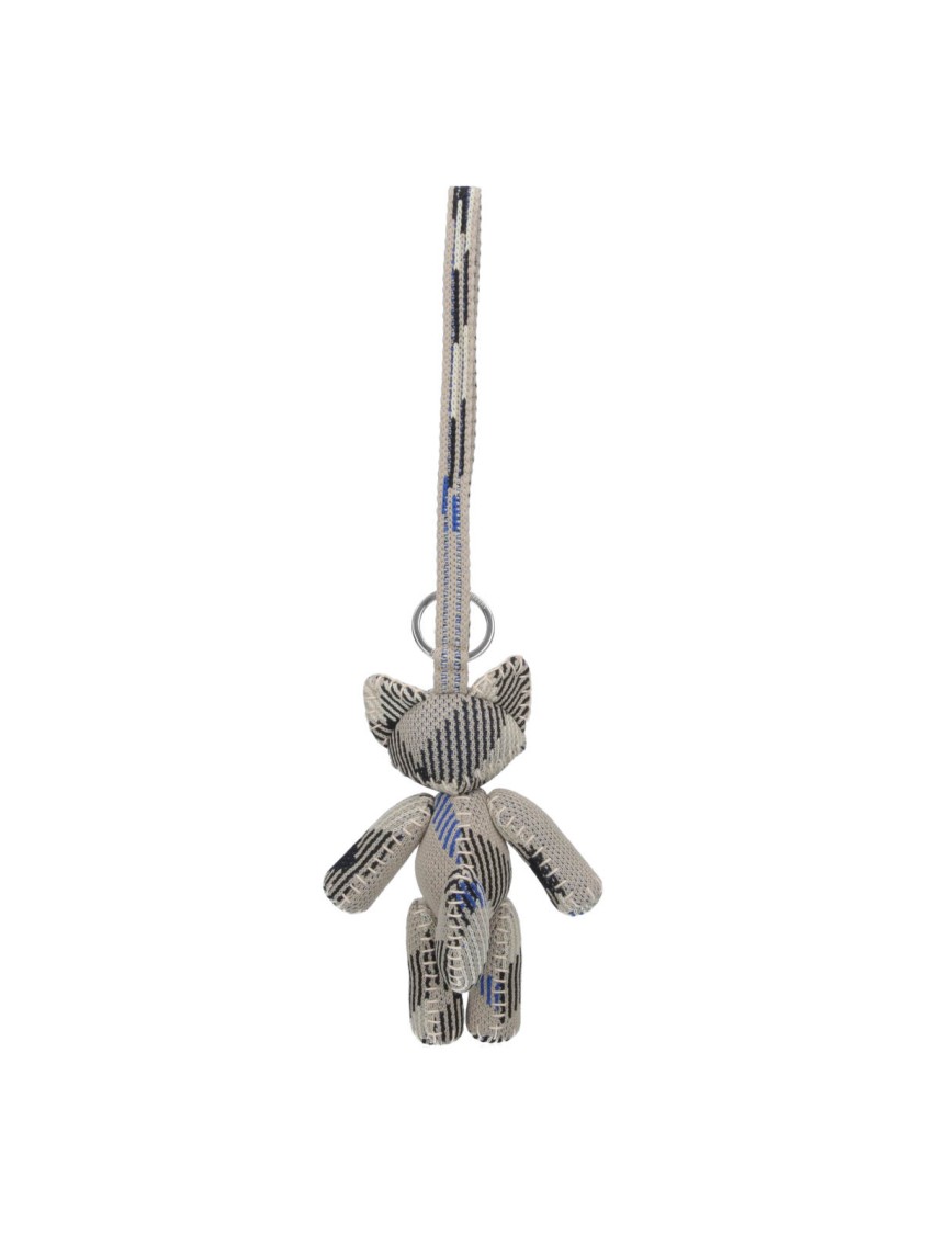 Burberry Fox Keychain Charm – Grey Grijs