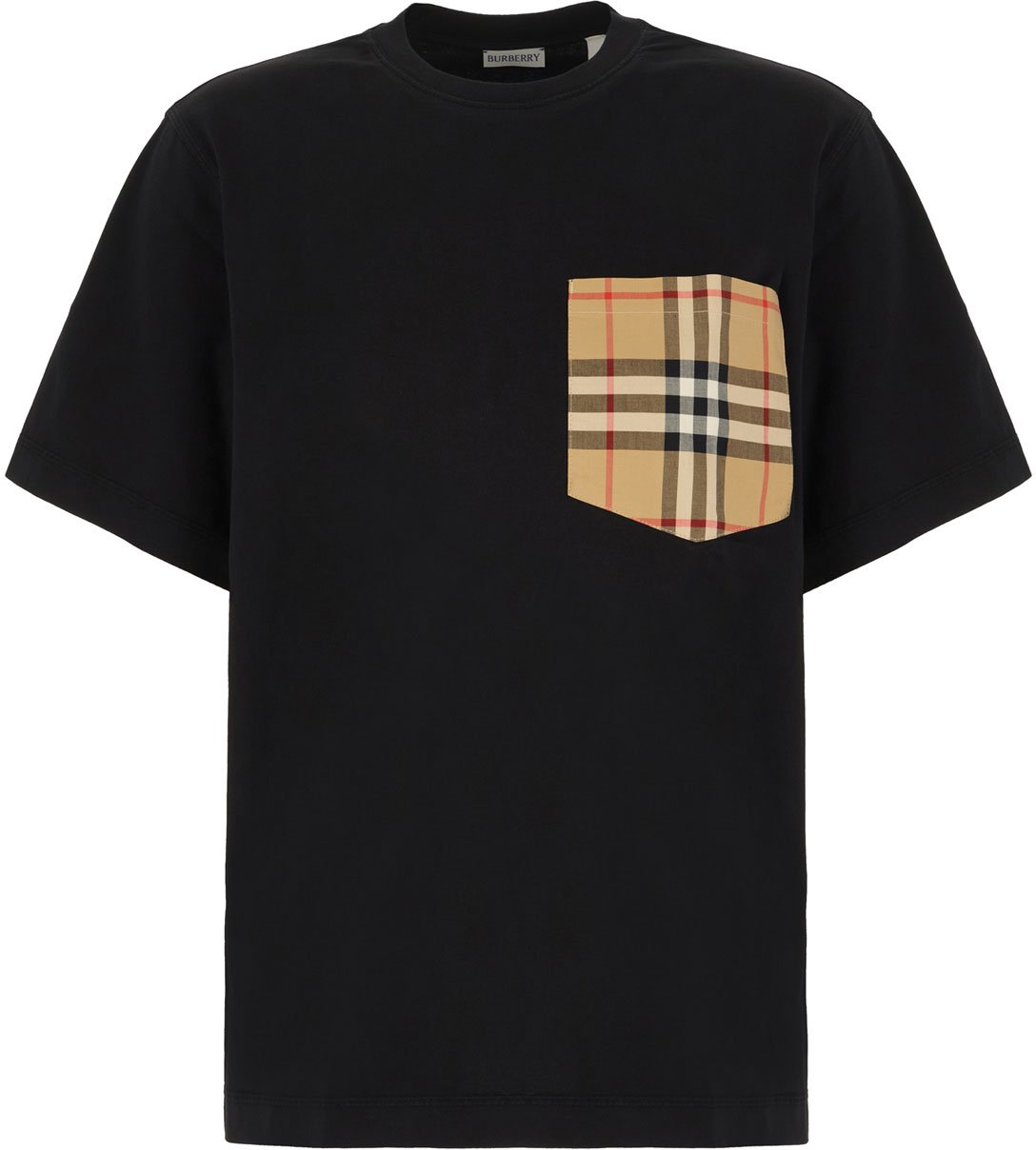 Burberry Burberry Black cotton t-shirt Zwart