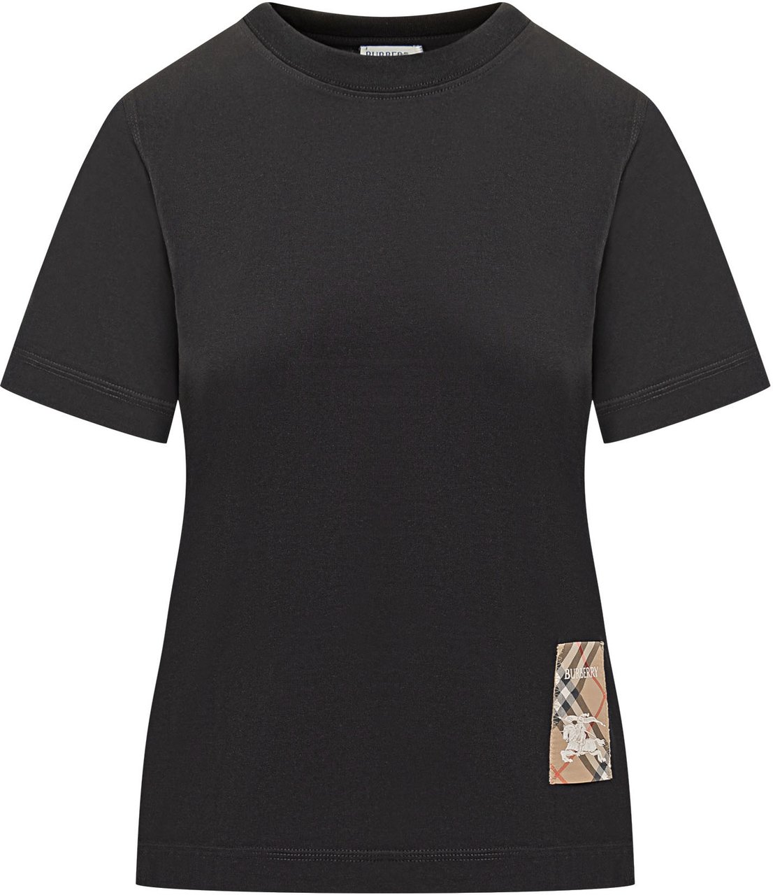 Burberry Burberry Black cotton t-shirt Zwart