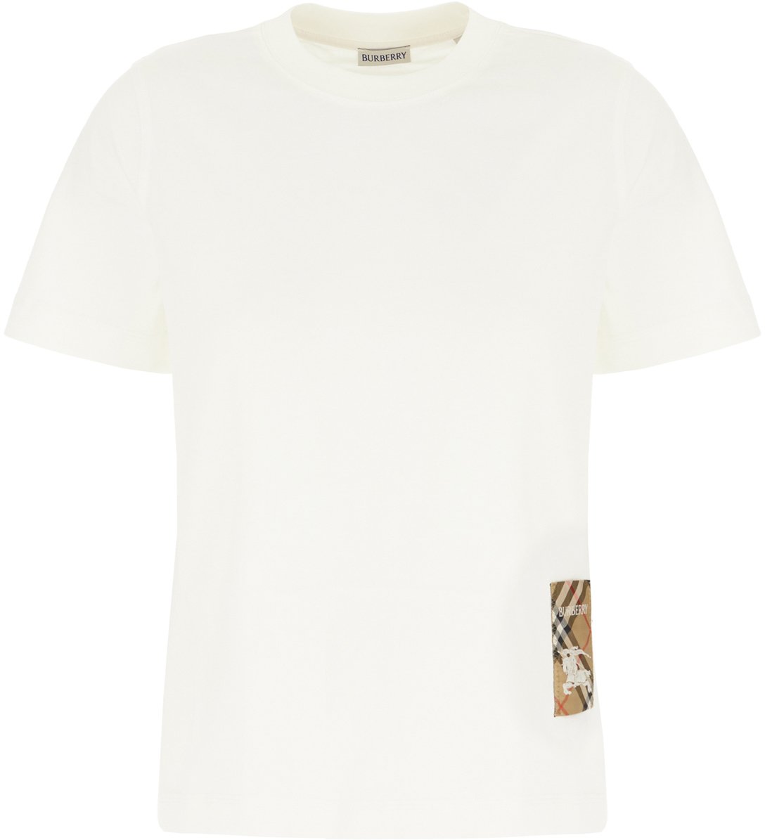 Burberry Burberry White cotton t-shirt Wit