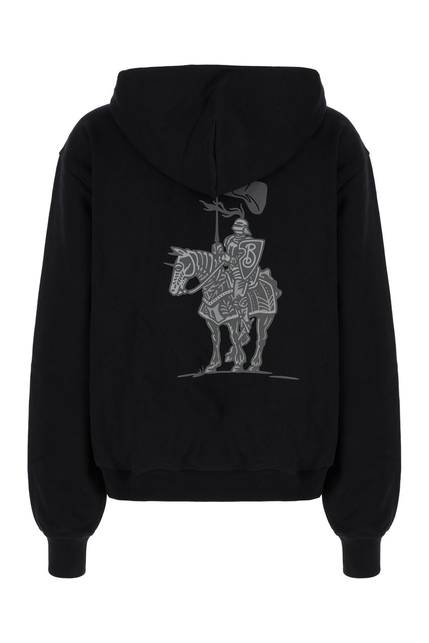Burberry Burberry Black cotton sweatshirt Zwart