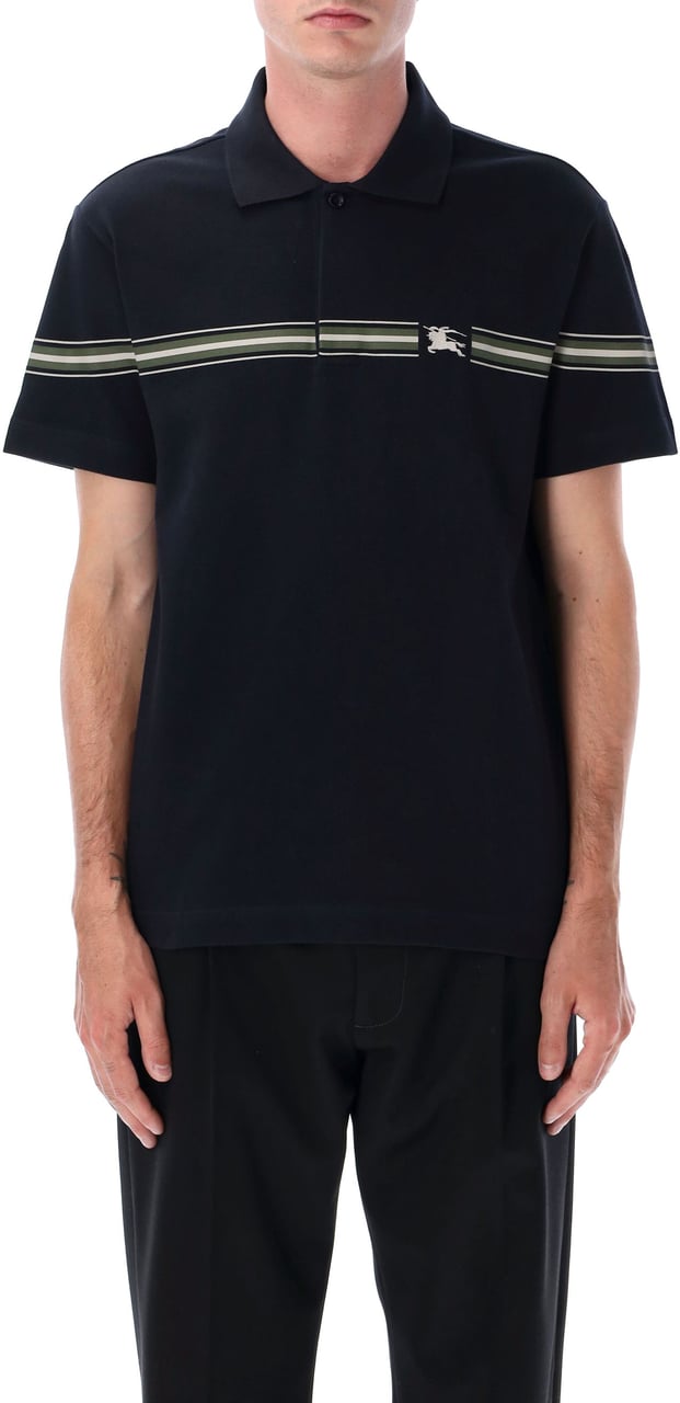 Burberry Cotton polo shirt Blauw