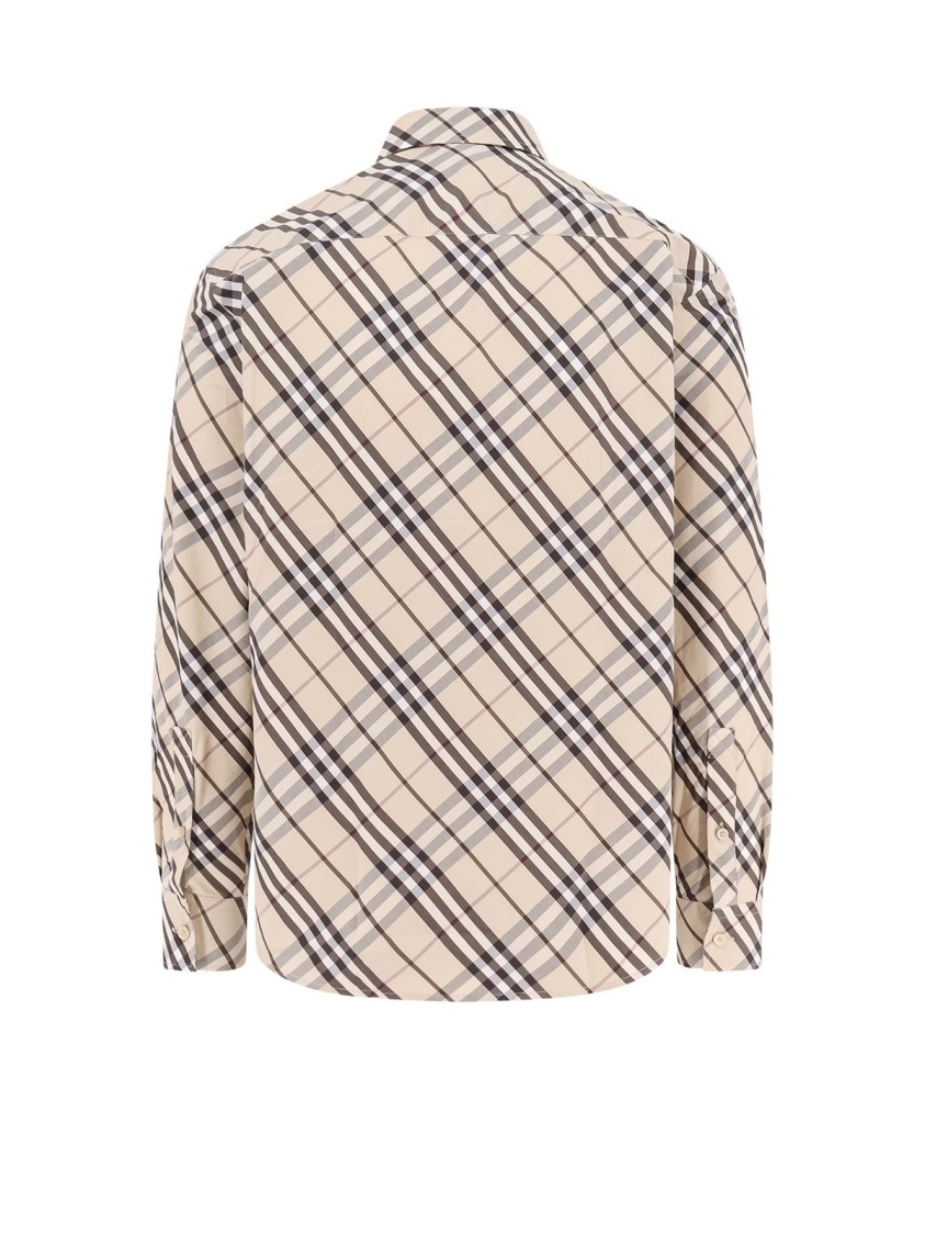 Burberry Classic Plaid Button-Down Shirt Neutraal