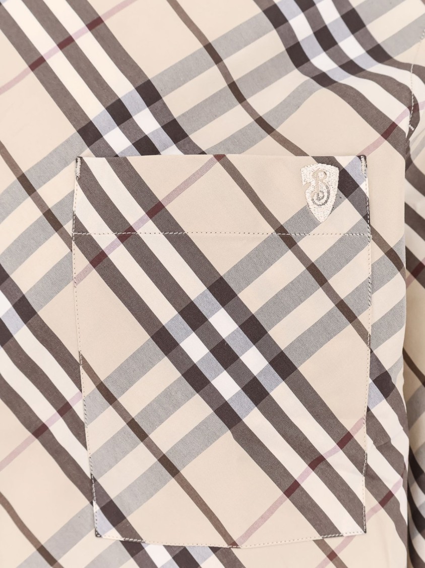 Burberry Classic Plaid Button-Down Shirt Neutraal