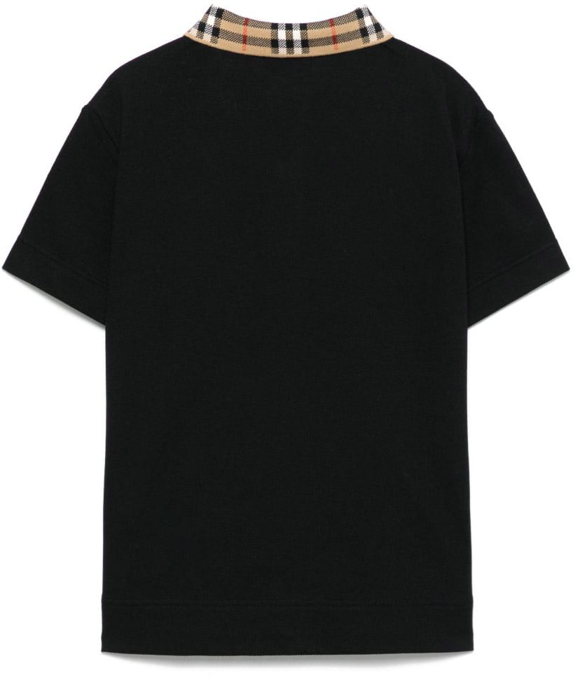 Burberry T-Shirts And Polos Black Zwart