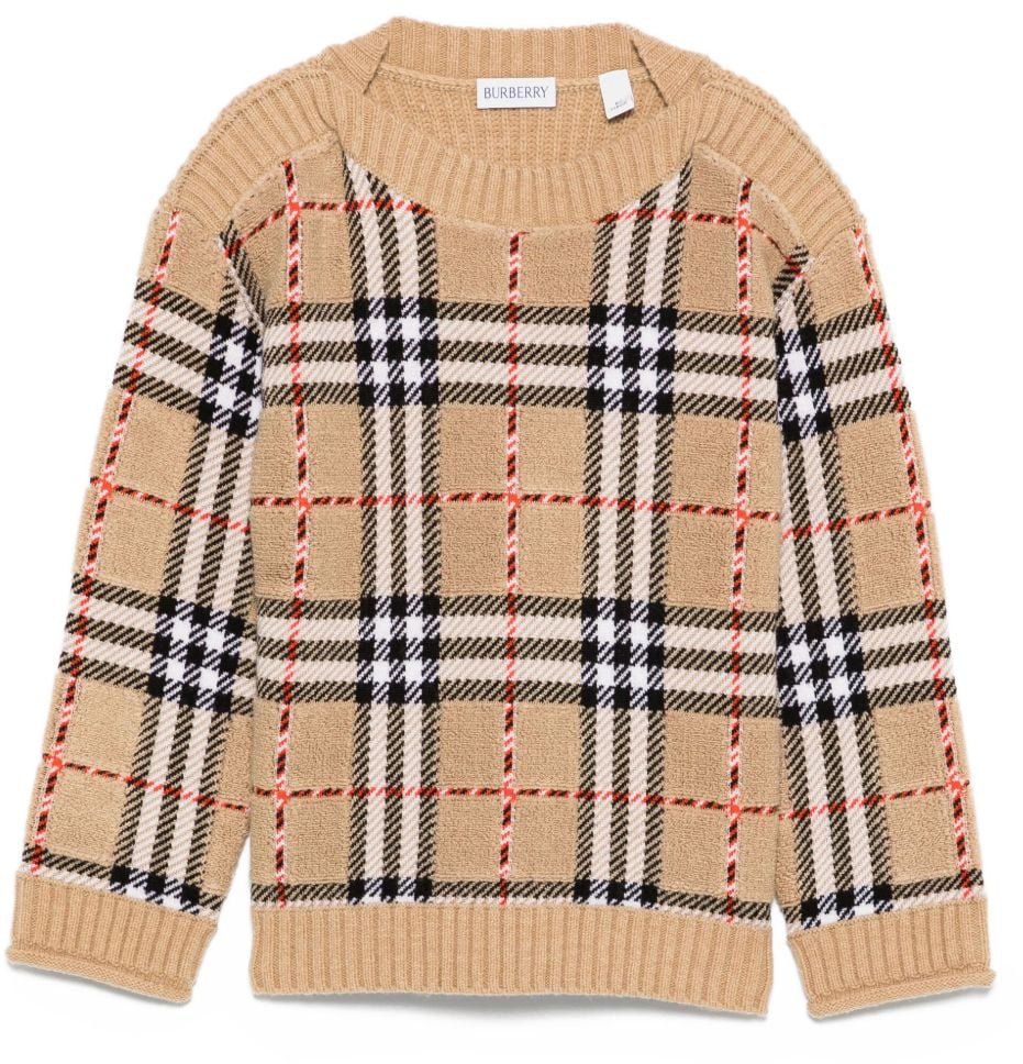 Burberry Sweaters Beige Beige