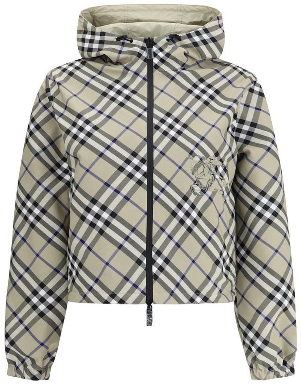 Burberry Burberry Reversible Cropped Jacket Grijs