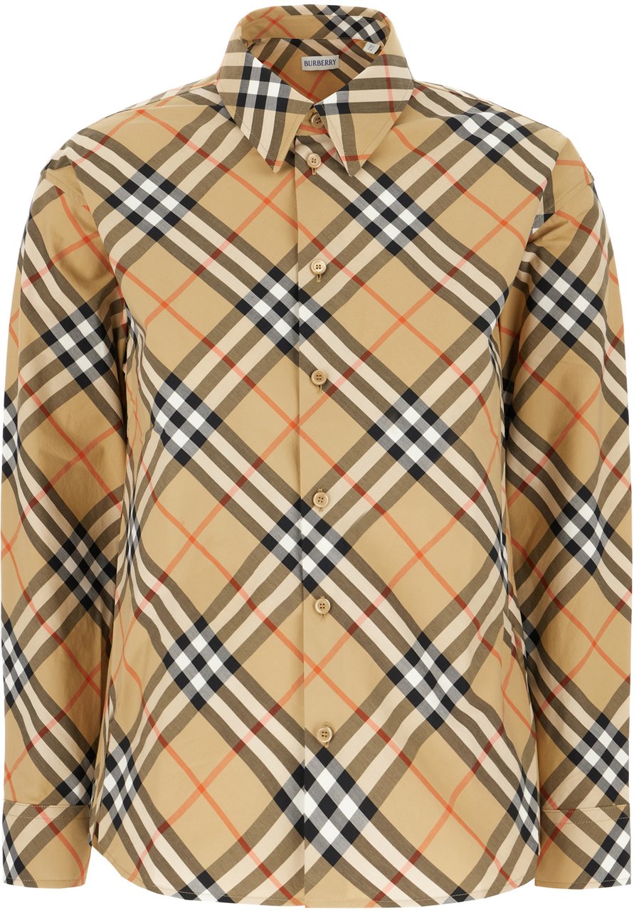 Burberry Burberry Printed poplin shirt Divers
