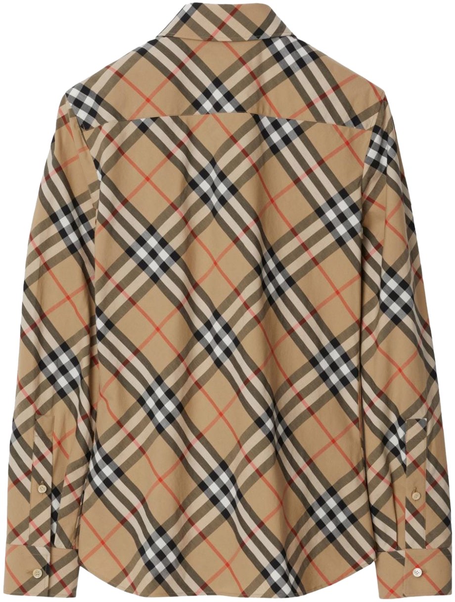Burberry Shirts Beige Beige