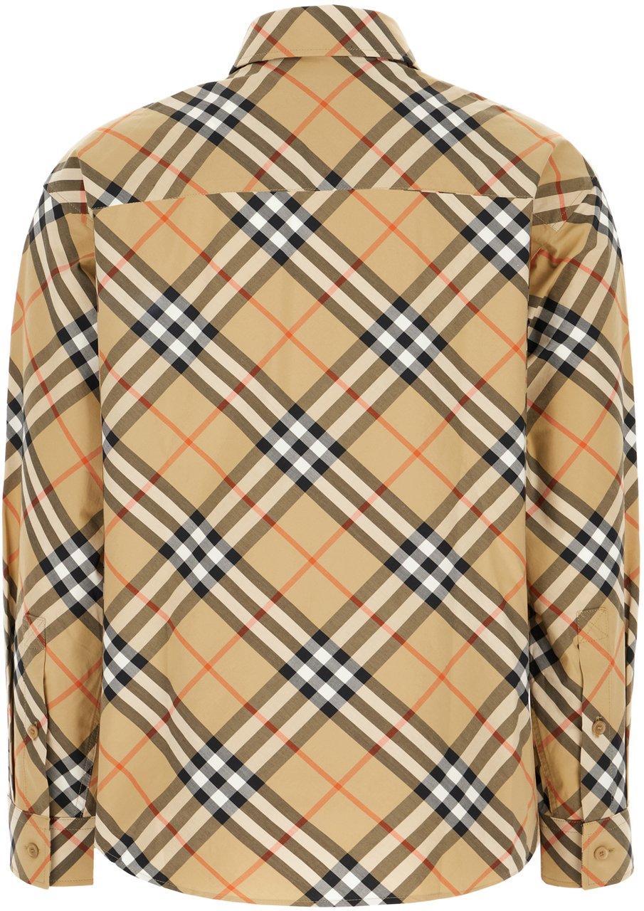 Burberry Burberry Printed poplin shirt Divers