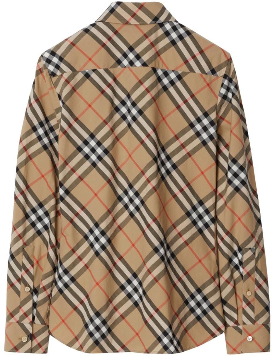 Burberry Shirts Beige Neutraal