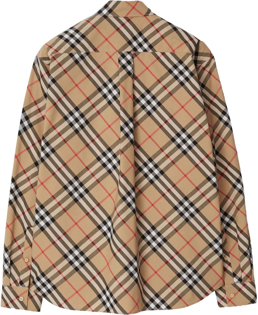 Burberry CHECK PRINT SHIRT Beige