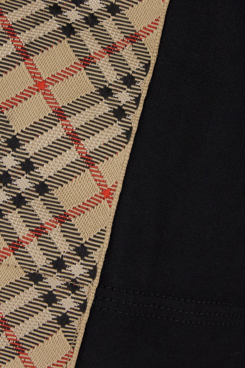 Burberry Black cotton t-shirt Zwart