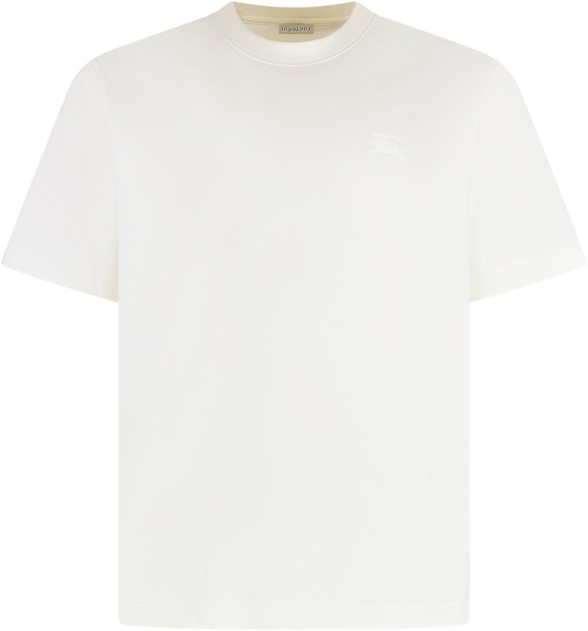 Burberry Cotton crew-neck T-shirt Wit