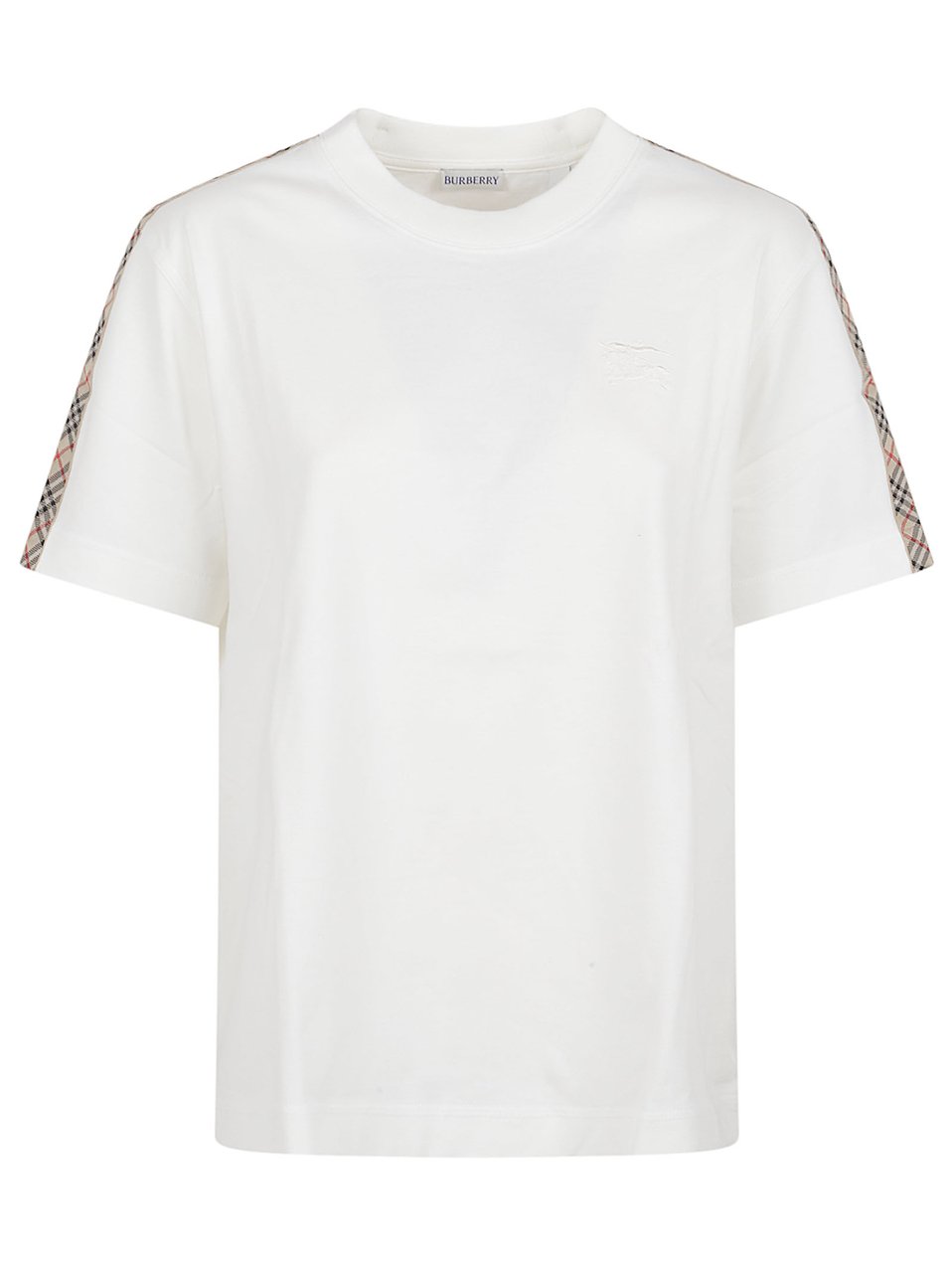 Burberry Short-Sleeve T-Shirt with Tonal Embroidery Wit