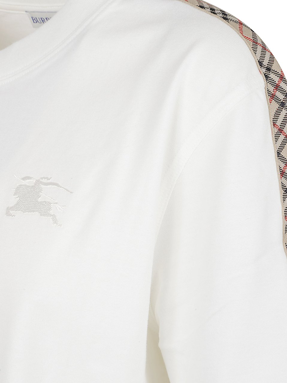 Burberry Short-Sleeve T-Shirt with Tonal Embroidery Wit