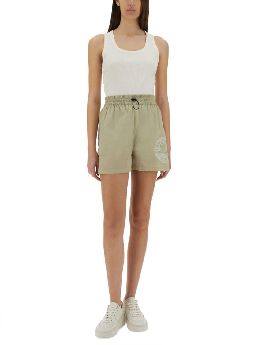 Burberry Relaxed Fit Nylon Shorts Neutraal