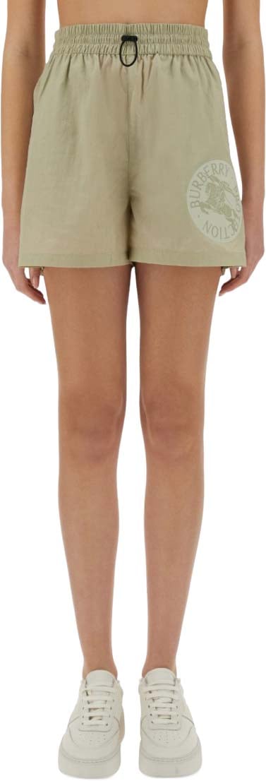 Burberry Relaxed Fit Nylon Shorts Neutraal