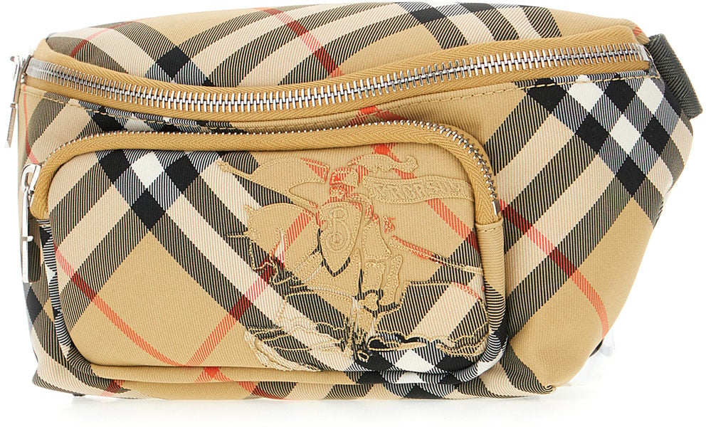 Burberry Burberry Printed polyester blend belt bag Divers
