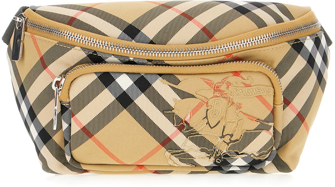 Burberry Burberry Printed polyester blend belt bag Divers