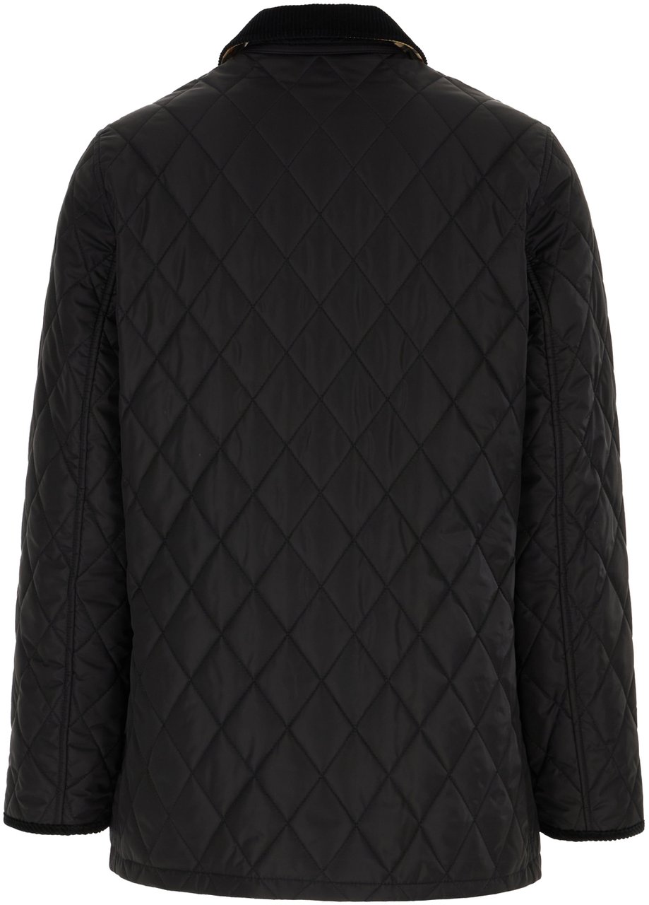 Burberry Burberry Black nylon padded jacket Zwart