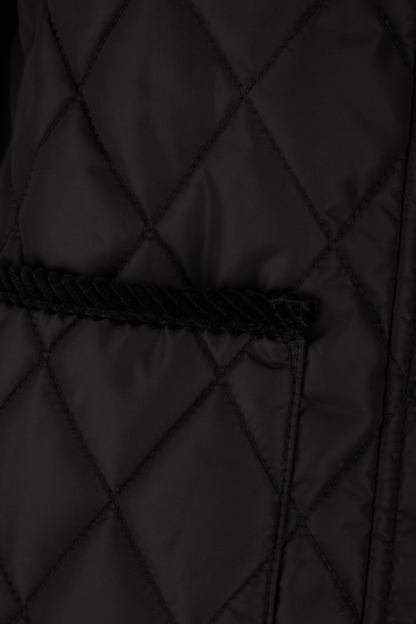 Burberry Burberry Black nylon padded jacket Zwart