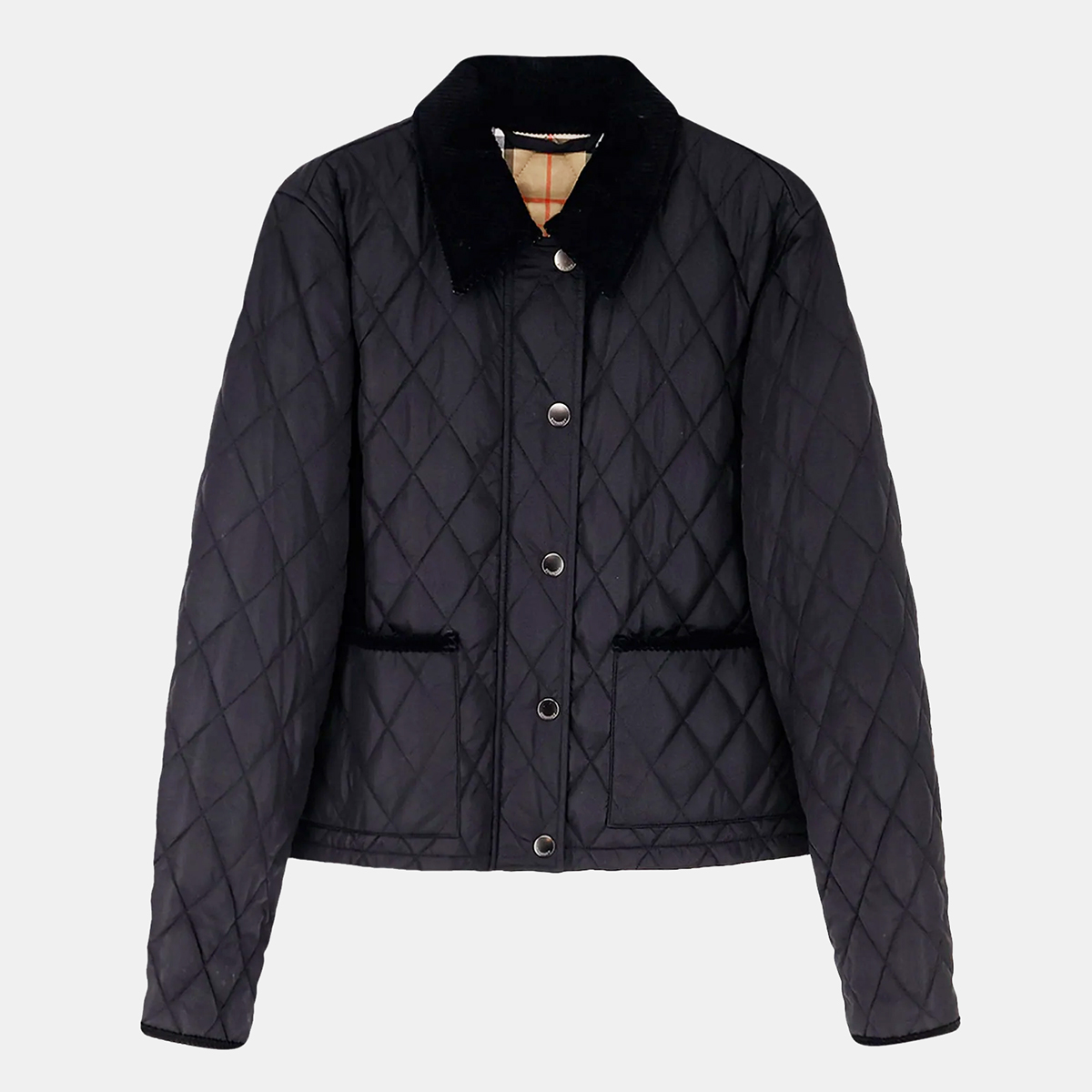 Burberry Black Down Jacket Zwart