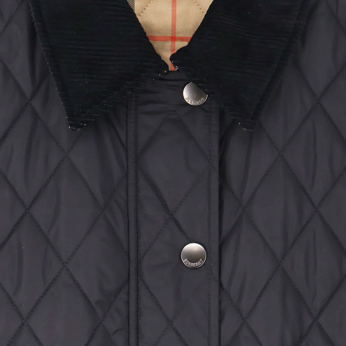 Burberry Black Down Jacket Zwart
