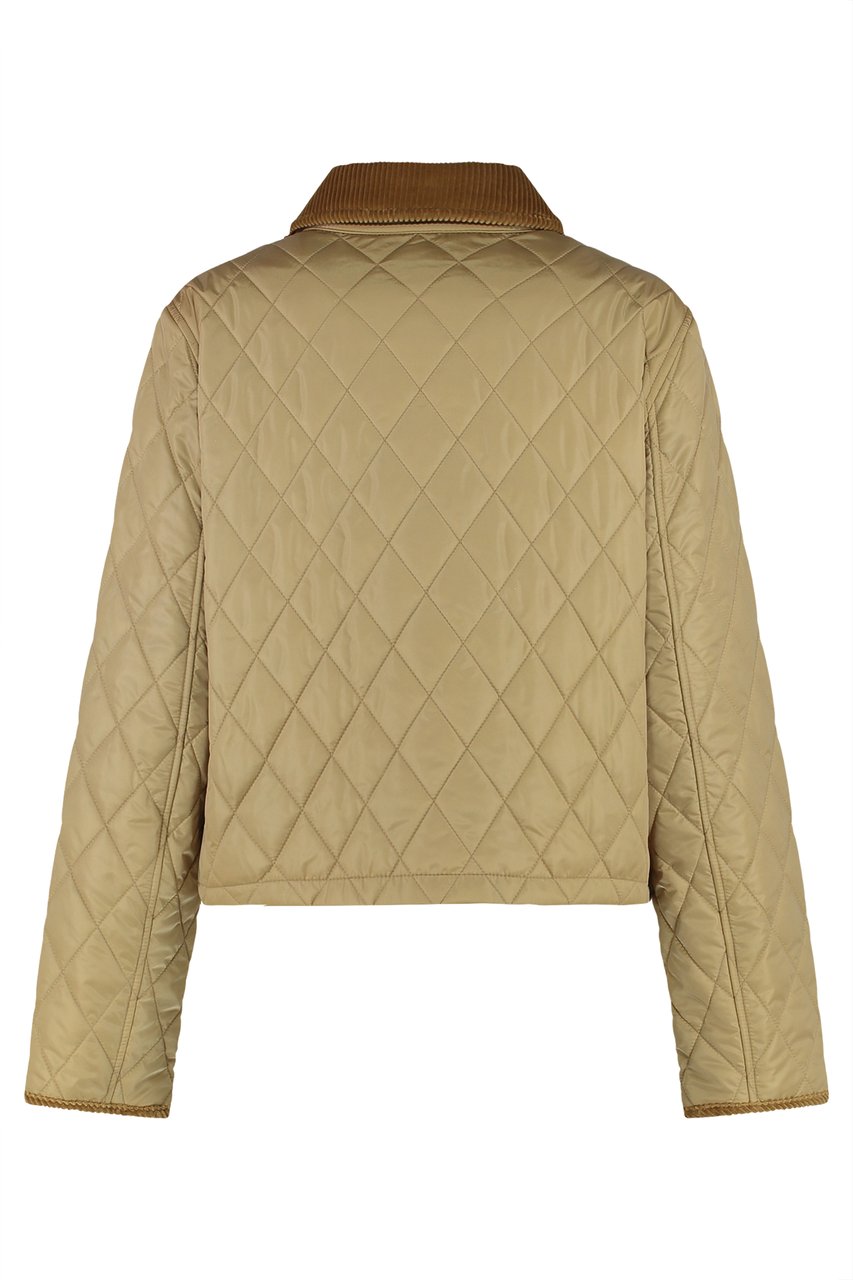 Burberry Quilted jacket with snaps Beige